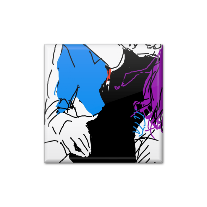 缶バッジ - 四角形40mm