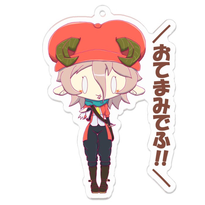 アクリルキーホルダー - 70 x 70 (mm)