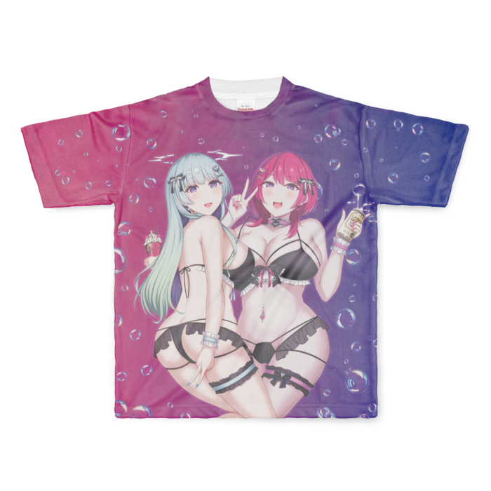 フルグラフィックTシャツ - L - 両面印刷