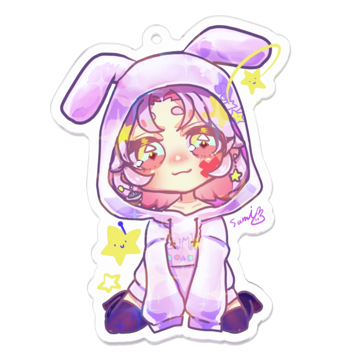 アクリルキーホルダー - 70 x 70 (mm)