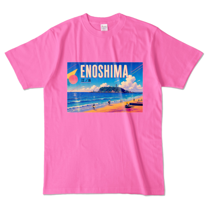 カラーTシャツ - L - ピンク (濃色)