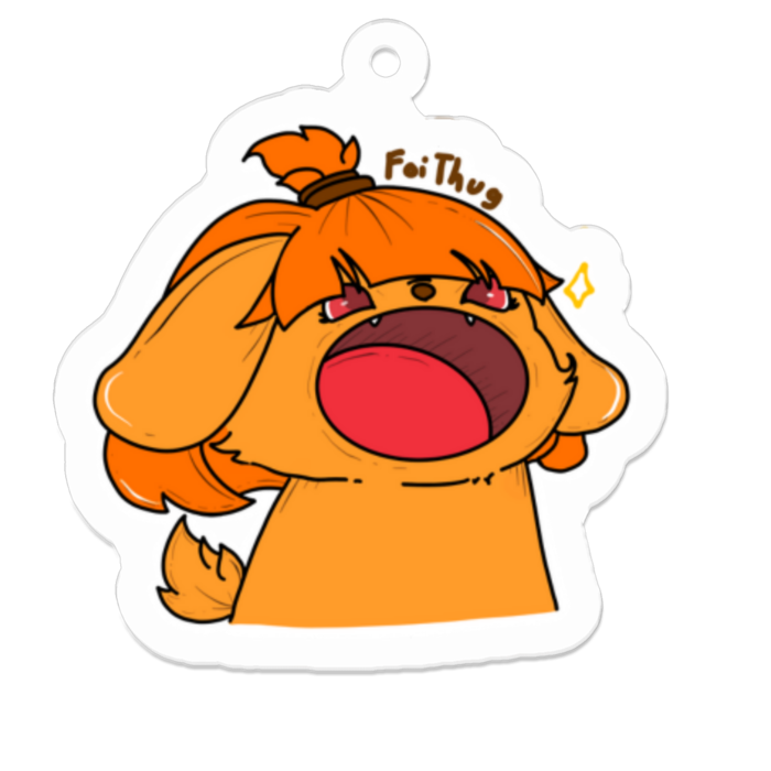 アクリルキーホルダー - 50 x 50 (mm)