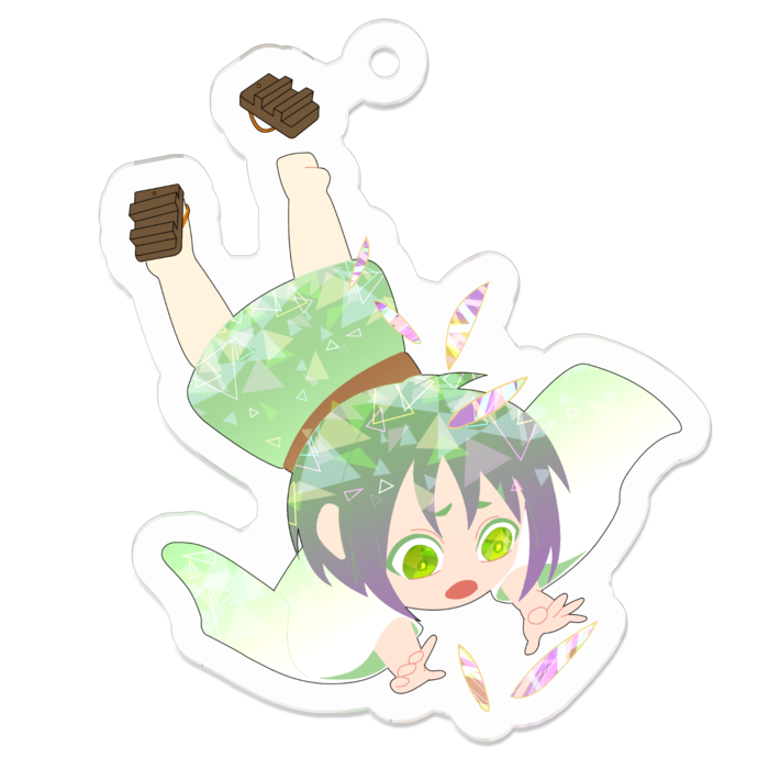 アクリルキーホルダー - 50 x 50 (mm)