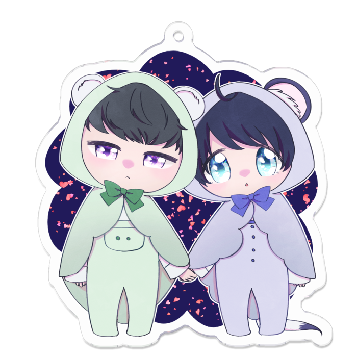 アクリルキーホルダー - 70 x 70 (mm)