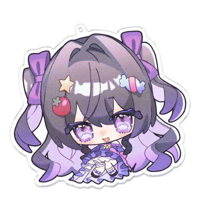 アクリルキーホルダー（コーティング） - 100 x 100 (mm)