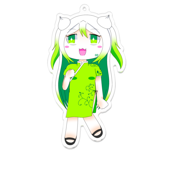 アクリルキーホルダー - 100 x 100 (mm)