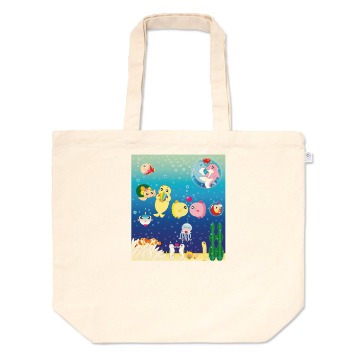 トートバッグ - L - プリント面積中