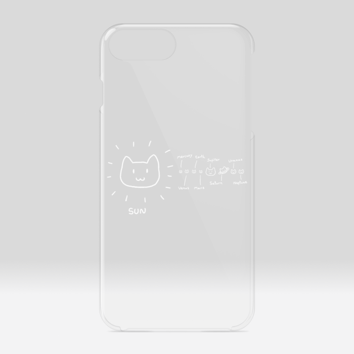 クリアiPhoneケース - iPhone 6 Plus / 7 Plus / 8 Plus