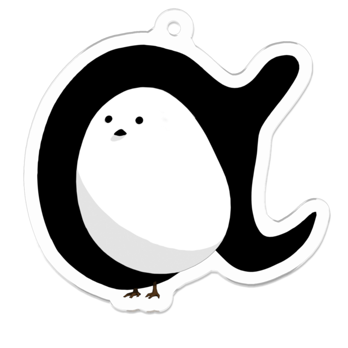 アクリルキーホルダー(コーティング) - 50 x 50 (mm)