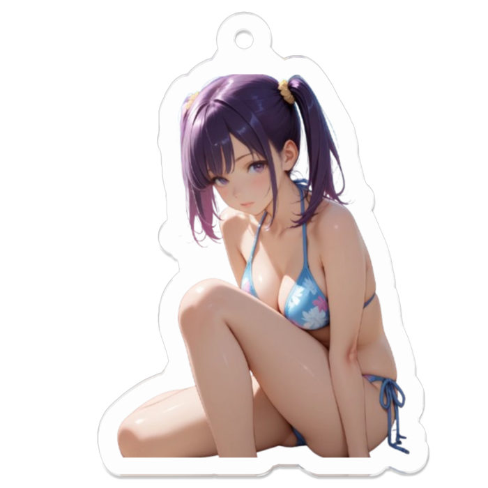 アクリルキーホルダー - 50 x 50 (mm)