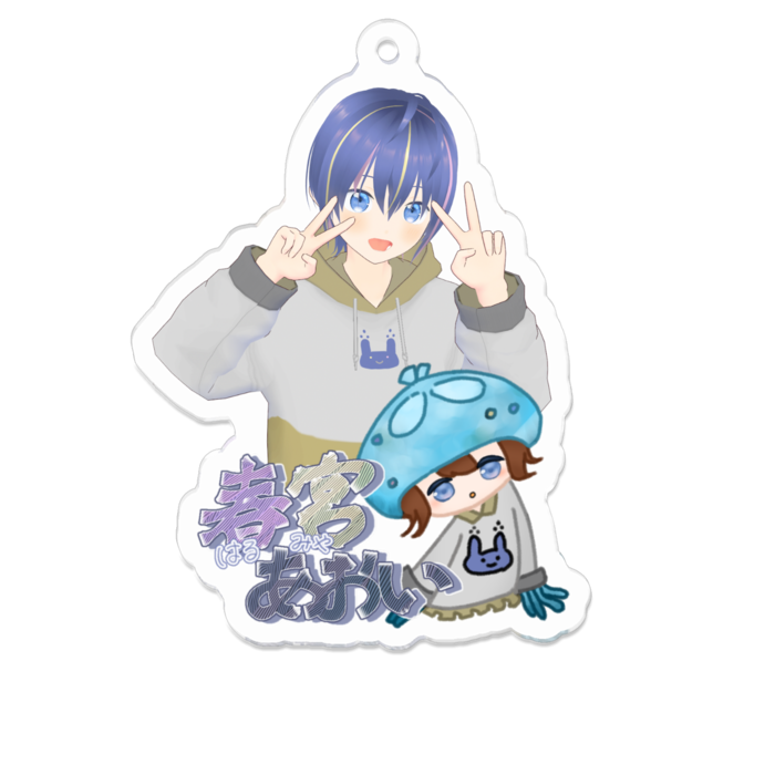 アクリルキーホルダー - 70 x 70 (mm)