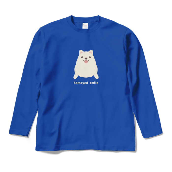 ロングスリーブTシャツ　青　M