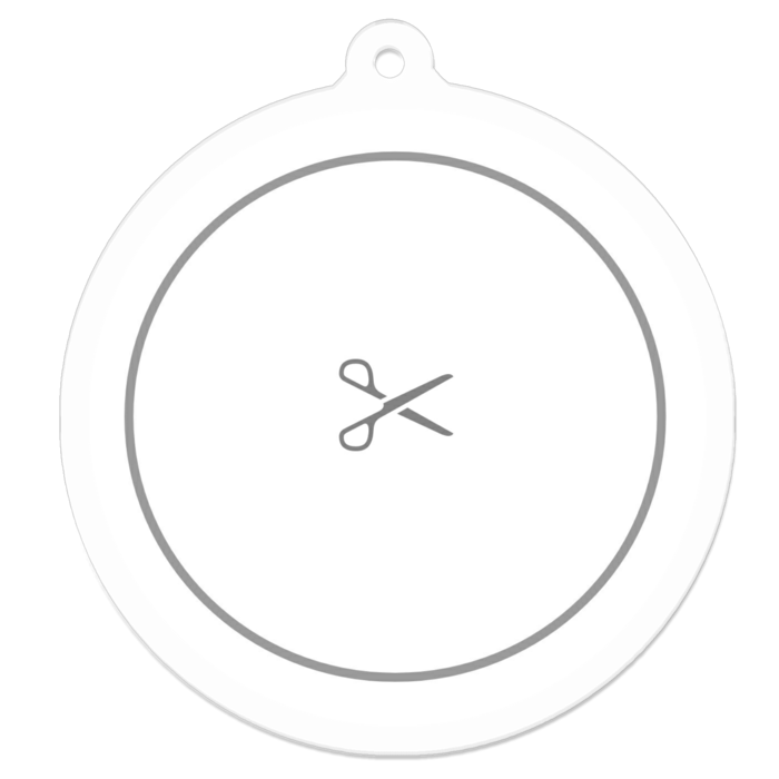 アクリルキーホルダー - 50 x 50 (mm)