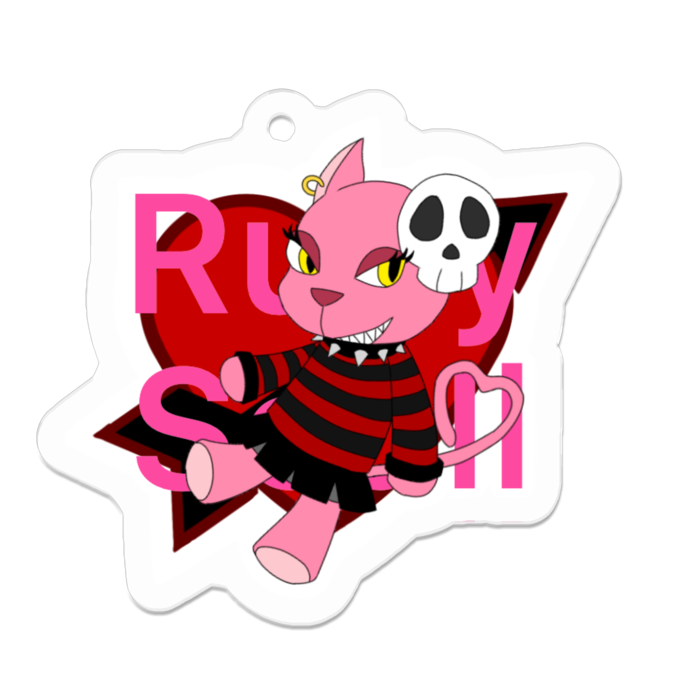 アクリルキーホルダー - 50 x 50 (mm)(1)