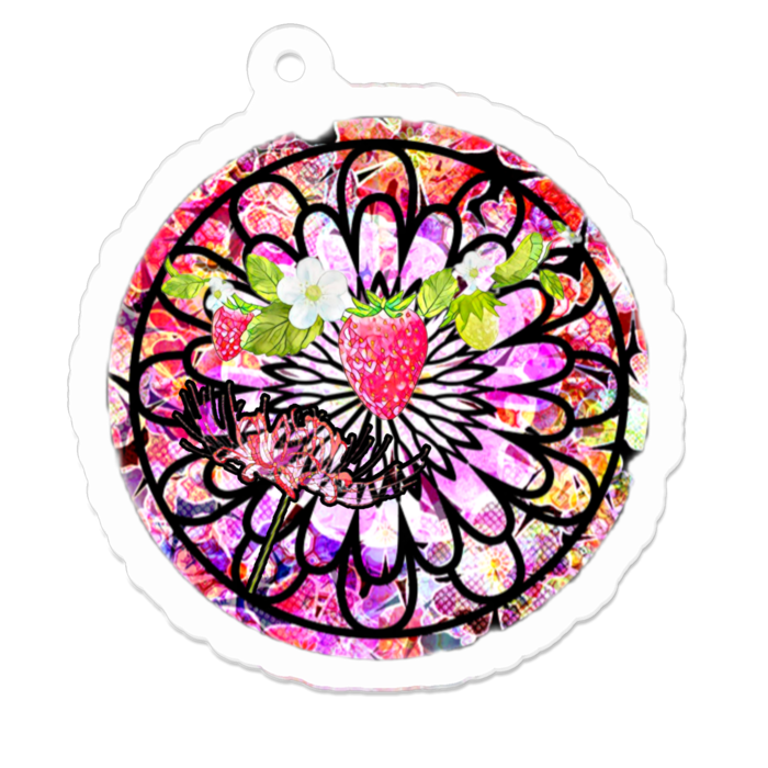 アクリルキーホルダー - 50 x 50 (mm)