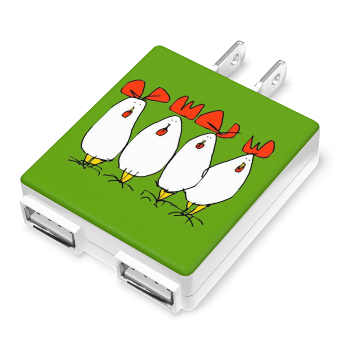 にわとり・ACアダプター - 50×55mm