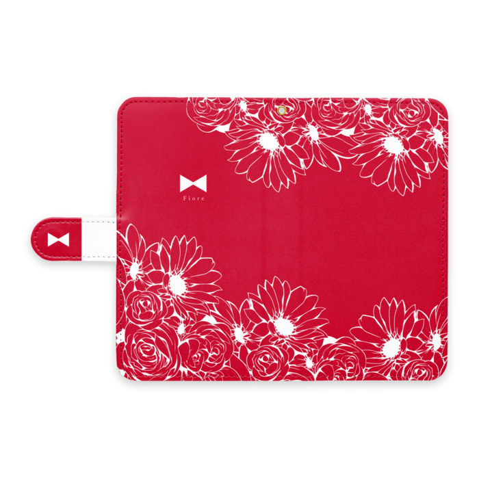 手帳型Androidケース - L - ストラップ穴 あり