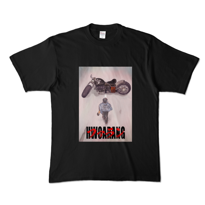 カラーTシャツ - XL - ブラック (濃色)