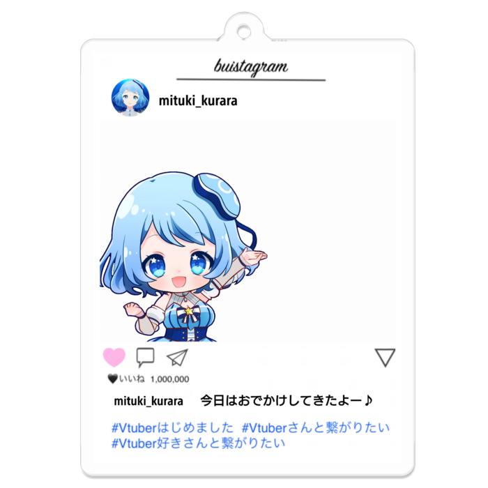 アクリルキーホルダー - 70 x 70 (mm)