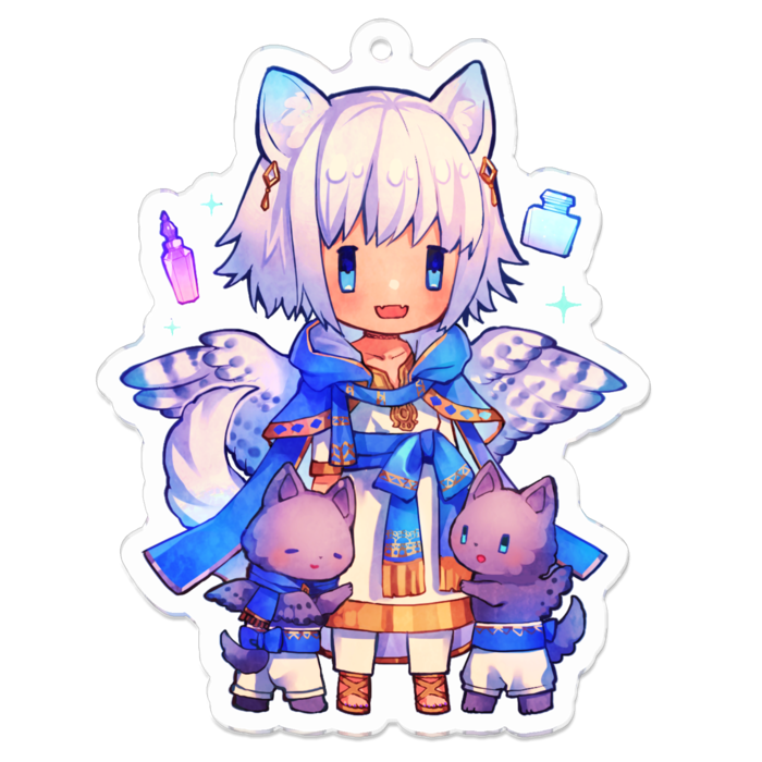 アクリルキーホルダー - 70 x 70 (mm)