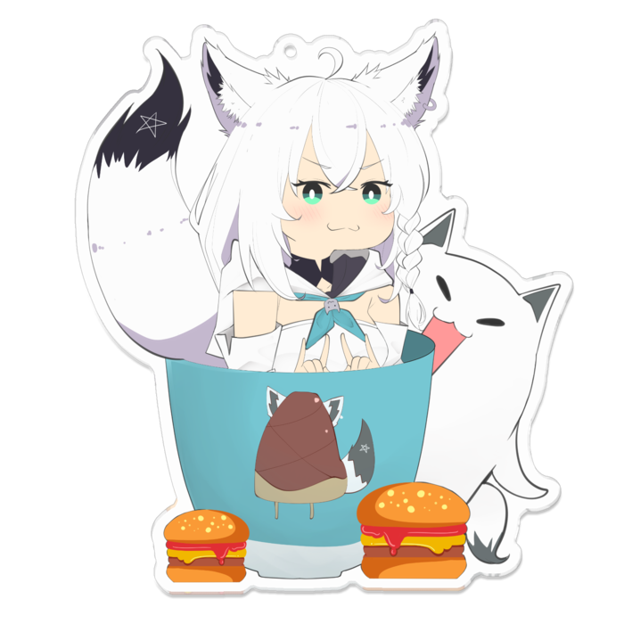 アクリルキーホルダー - 100 x 100 (mm)