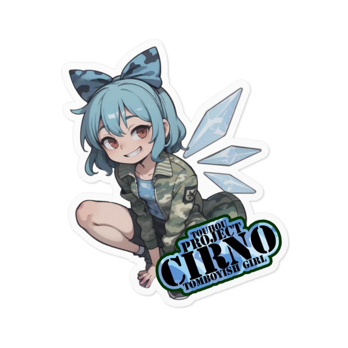 ステッカー - 100 x 100 (mm)