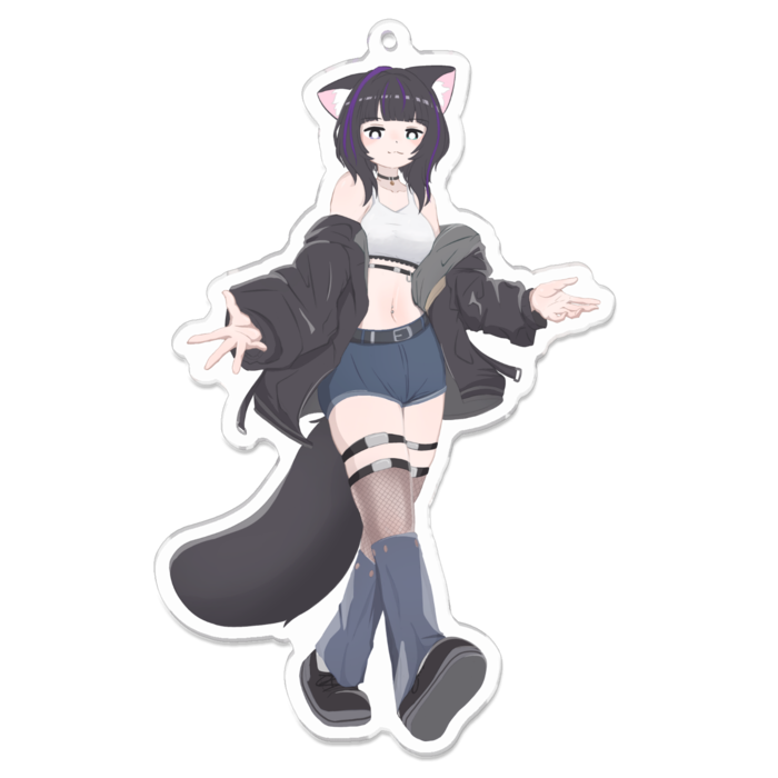 アクリルキーホルダー - 100 x 100 (mm)