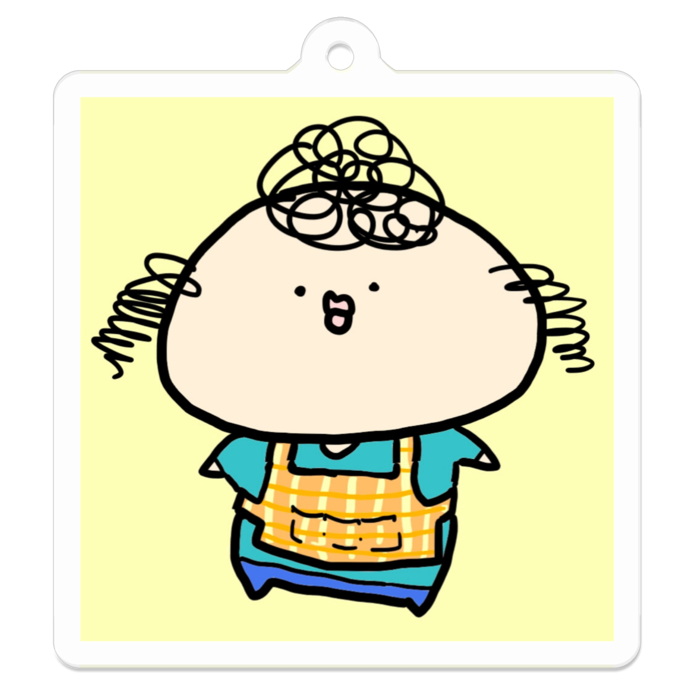 アクリルキーホルダー - 50 x 50 (mm)