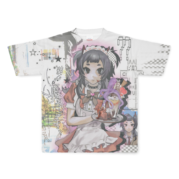 フルグラフィックTシャツ - L - 正面印刷のみ