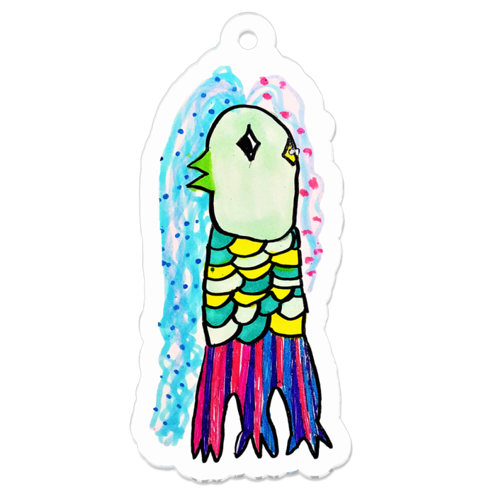 アクリルキーホルダー - 50 x 50 (mm)