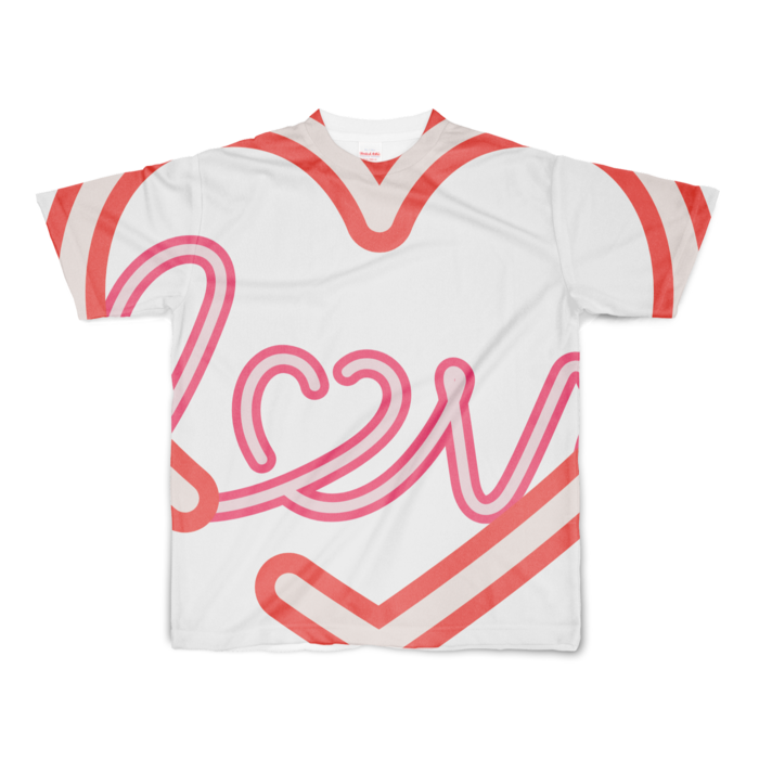 フルグラフィックTシャツ - S - 両面印刷