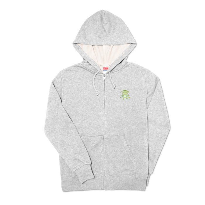 ジップパーカー - S - 左胸(1)