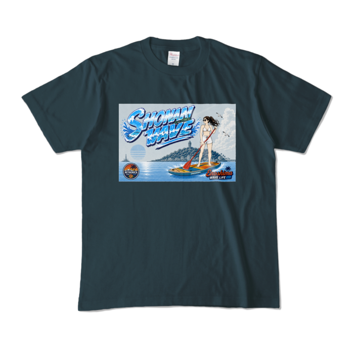 カラーTシャツ - M - デニム (濃色)
