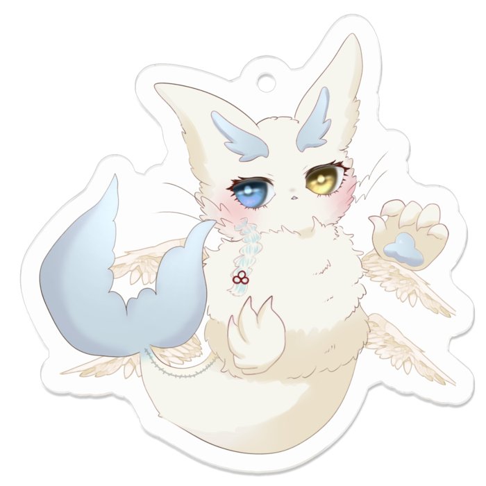 アクリルキーホルダー - 50 x 50 (mm)