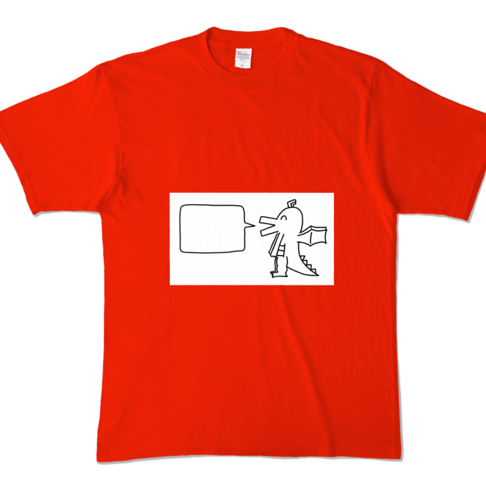 カラーTシャツ - XL - レッド (濃色)