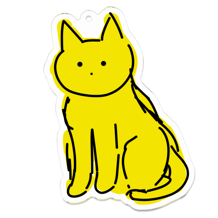 アクリルキーホルダー - 70 x 70 (mm)