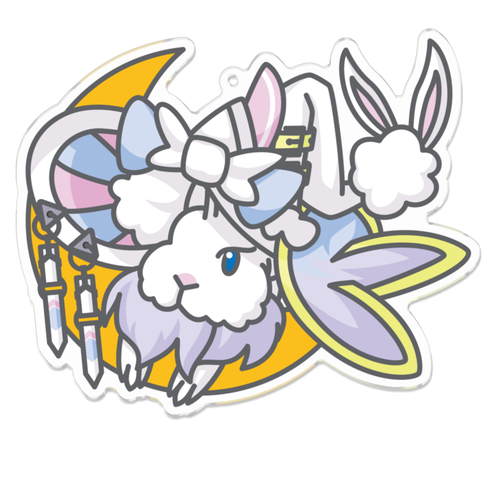 なんウサ(青目)アクキー(L)