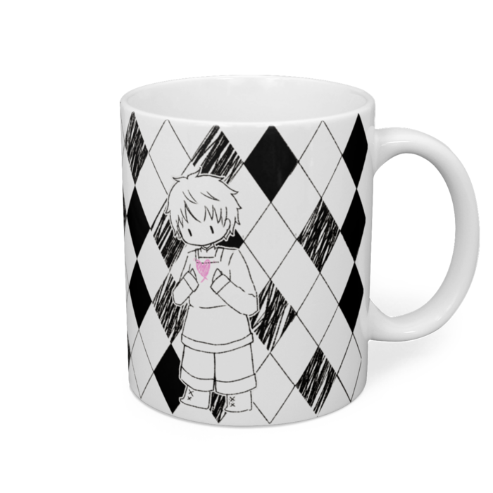 マグカップ(ブラック) - 直径 8 cm / 高さ 9.5 cm
