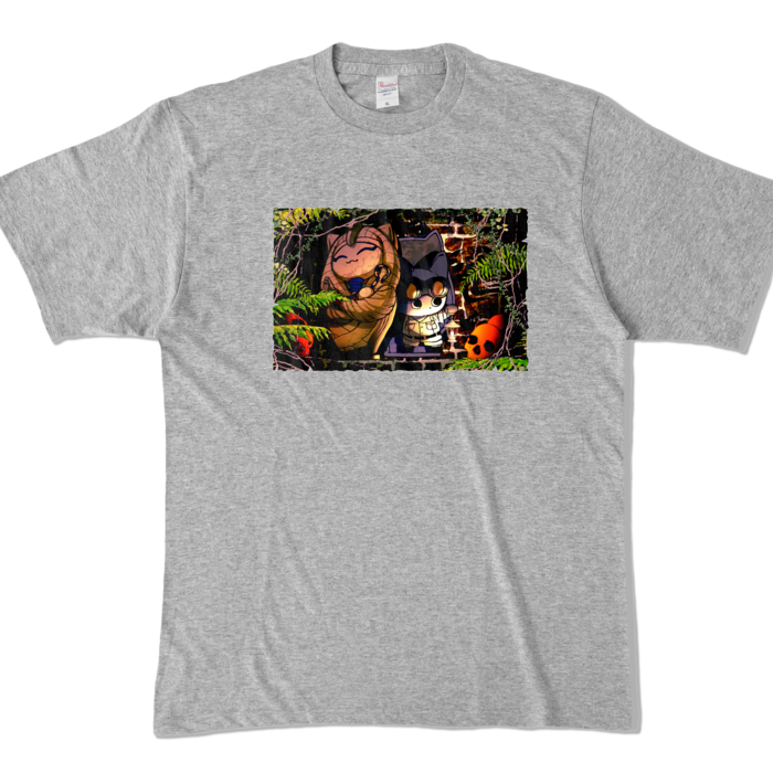 カラーTシャツ - XL - 杢グレー (濃色)
