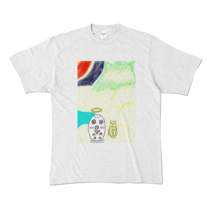 カラーTシャツ - XL - アッシュ (淡色)(2)