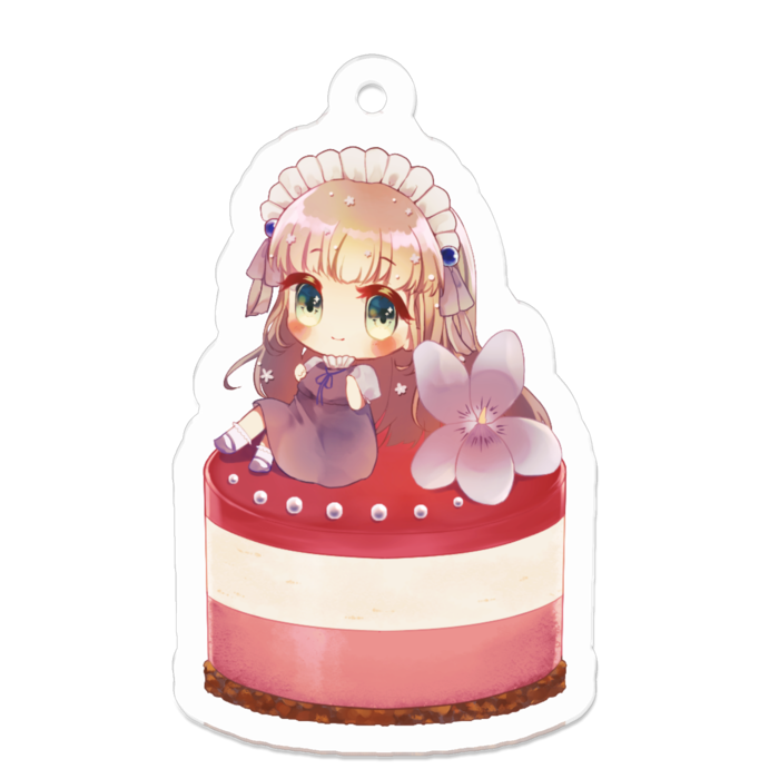 アクリルキーホルダー - 50 x 50 (mm)