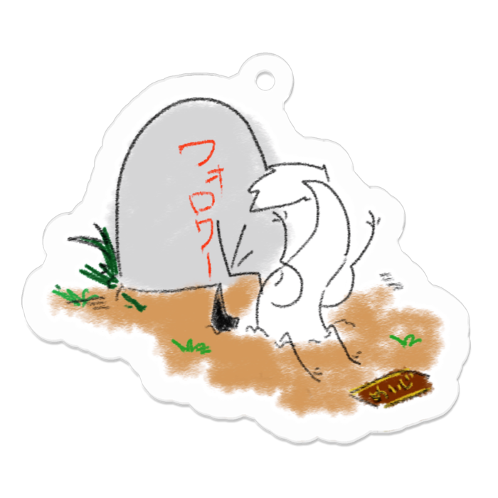 アクリルキーホルダー - 50 x 50 (mm)