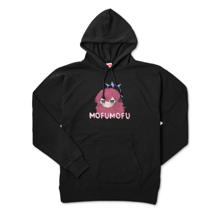 イロハもふもふパーカー - XL - ブラック