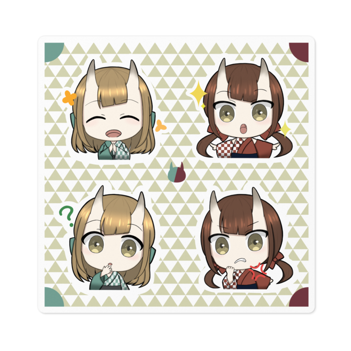 ステッカー - 100 x 100 (mm)