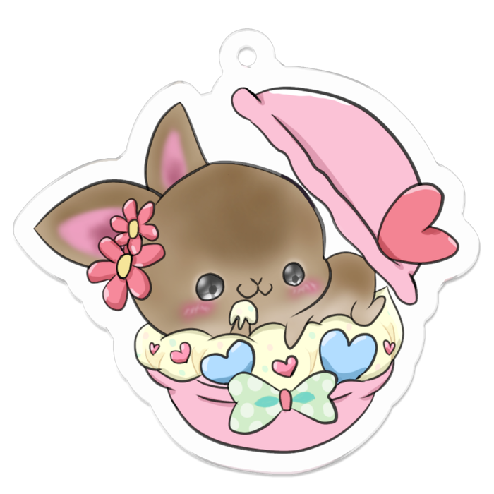 アクリルキーホルダー - 50 x 50 (mm)