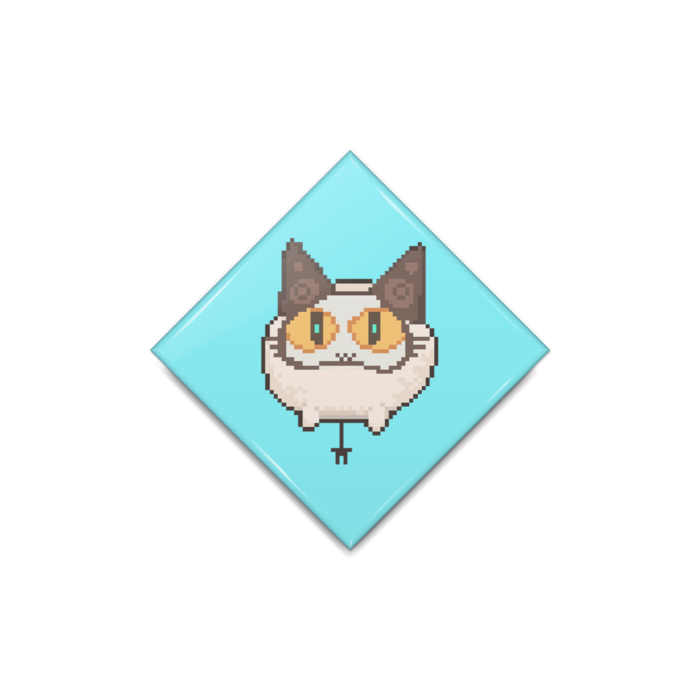 ししょーver.缶バッジ - ひし形40mm