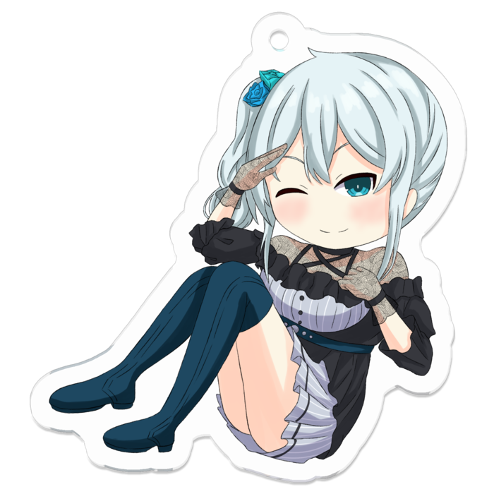 アクリルキーホルダー - 50 x 50 (mm)