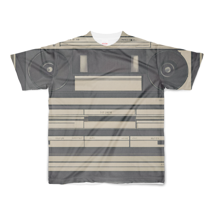 フルグラフィックTシャツ - S - 両面印刷