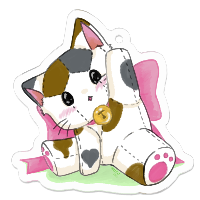 アクリルキーホルダー - 50 x 50 (mm)