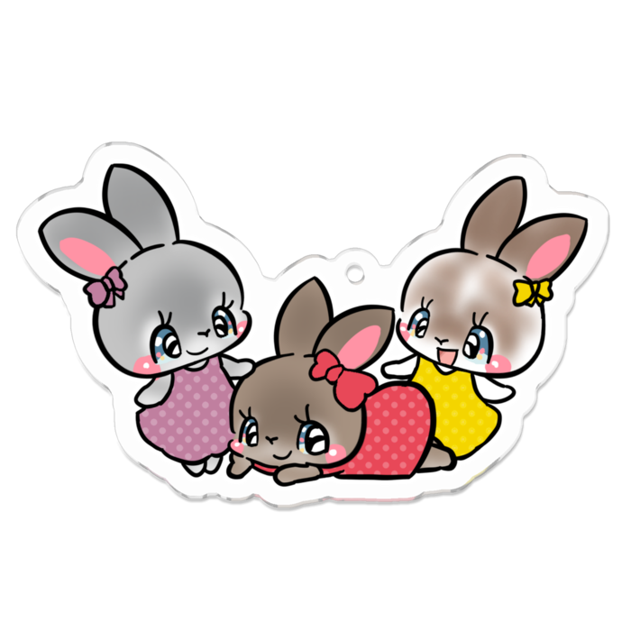 アクリルキーホルダー - 70 x 70 (mm)